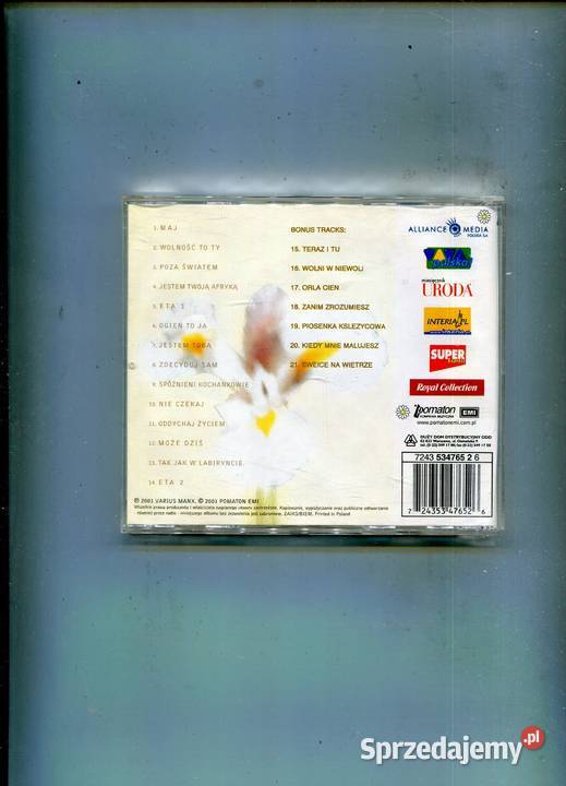Eta Varius Manx 7 bonus tracks Płyta CD Szczecin