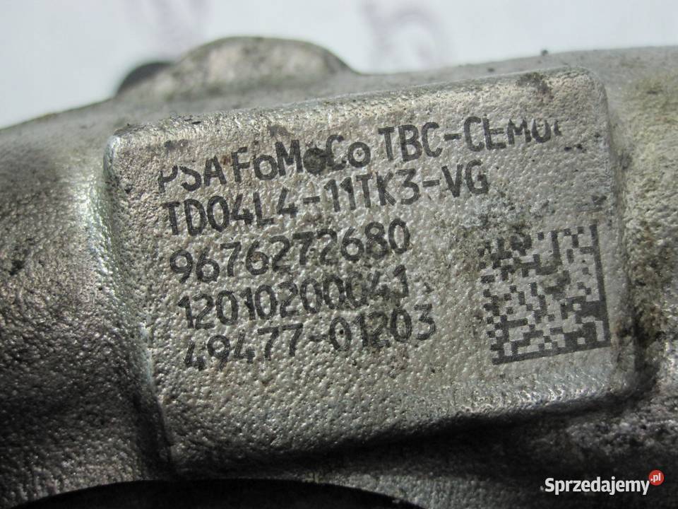 JAGUAR XF 22 D 14r turbosprężarka 9676272680