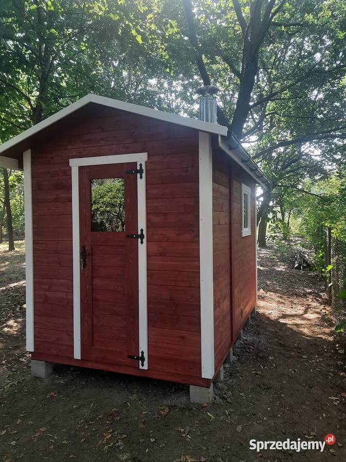 Sauna ogrodowa z piecem na drewno elektrycznym Radomsko