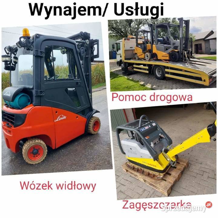 Wynajmę wózek widłowy Jungheinrich toyota linde Jaworzno