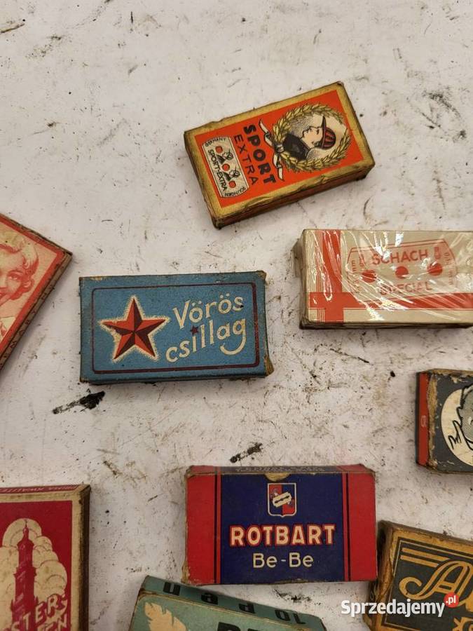 STARE Z EPOKI NOWE I UŻYWANE ŻYLETKI ZESTAW