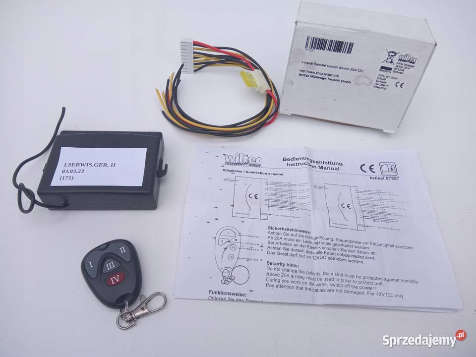 MODUŁ PILOT WILTEC 4 KANAŁ 433 MHz INFINITI wielkopolskie Nowy Tomyśl