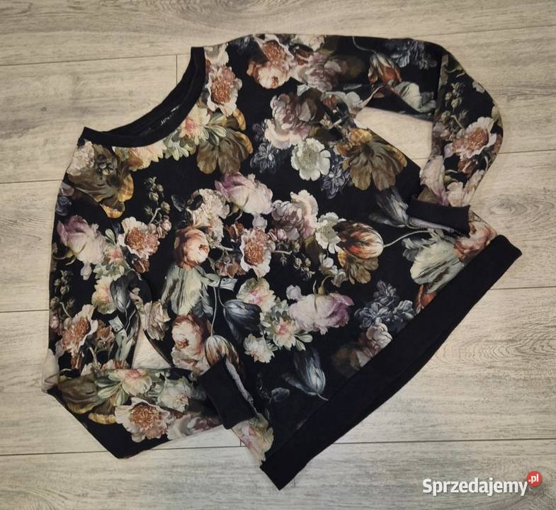 Bluza damska kwiaty floral Monki 36S Kwiatki Łódź