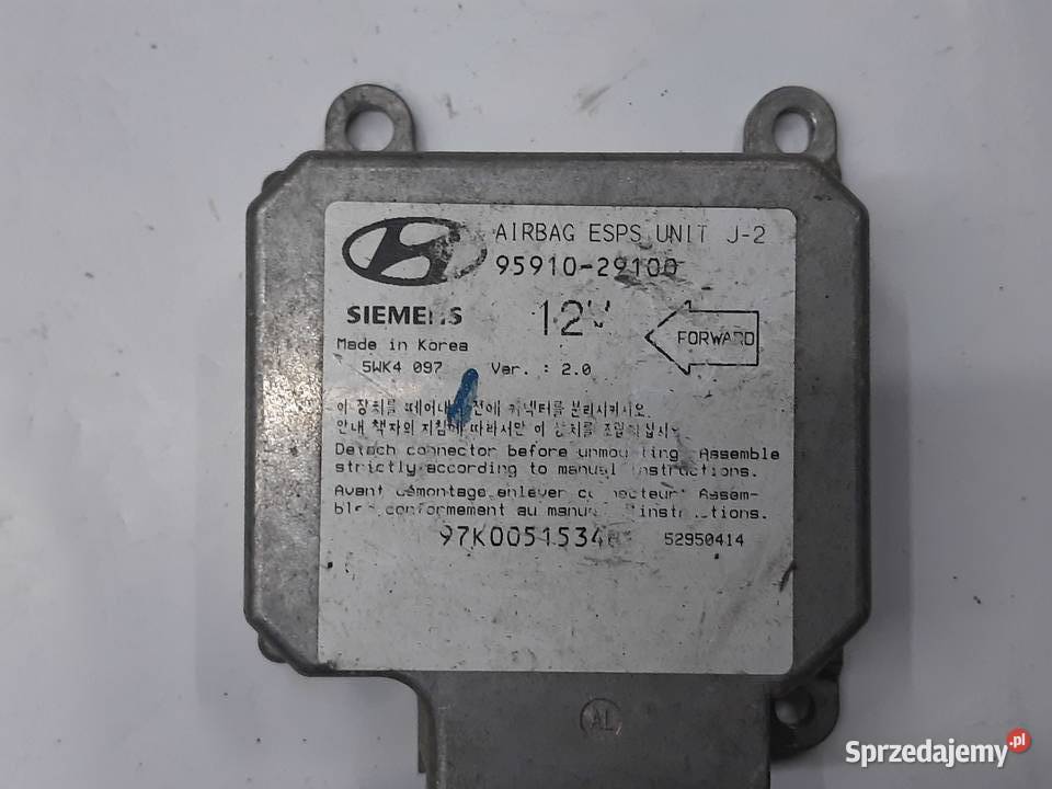 Hyundai Elantra II Sensor moduł sterownik osobowe Ksawerów