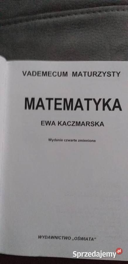Vademecum maturzysty matematyka Legionowo sprzedam