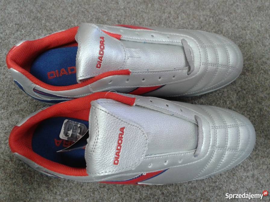 Halówki DIADORA 750 TF srebrne Sporty drużynowe Łódź