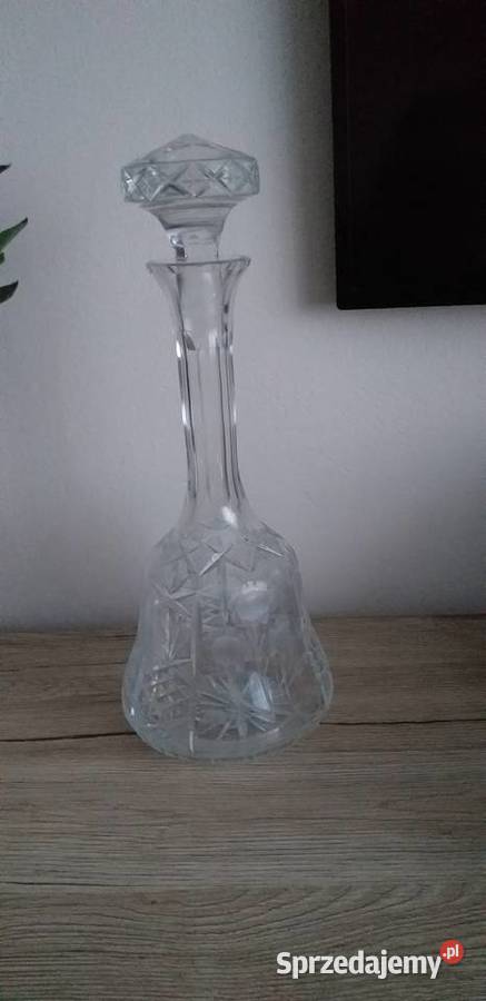 Kryształowa karafka prl Przedbórz