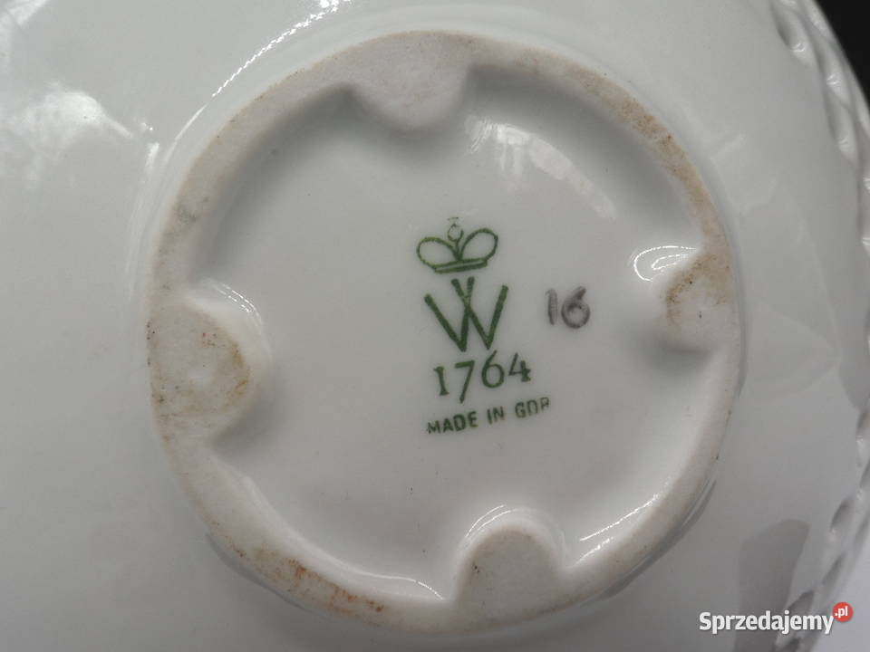 Paterka miska ażurowa porcelanowa Wallendorf Porcelana i szkło Raszków