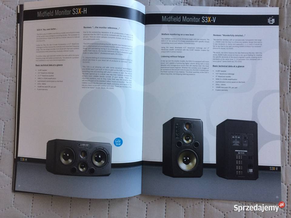 ADAM Studio Monitors Catalog 042010 katalog Muzyka
