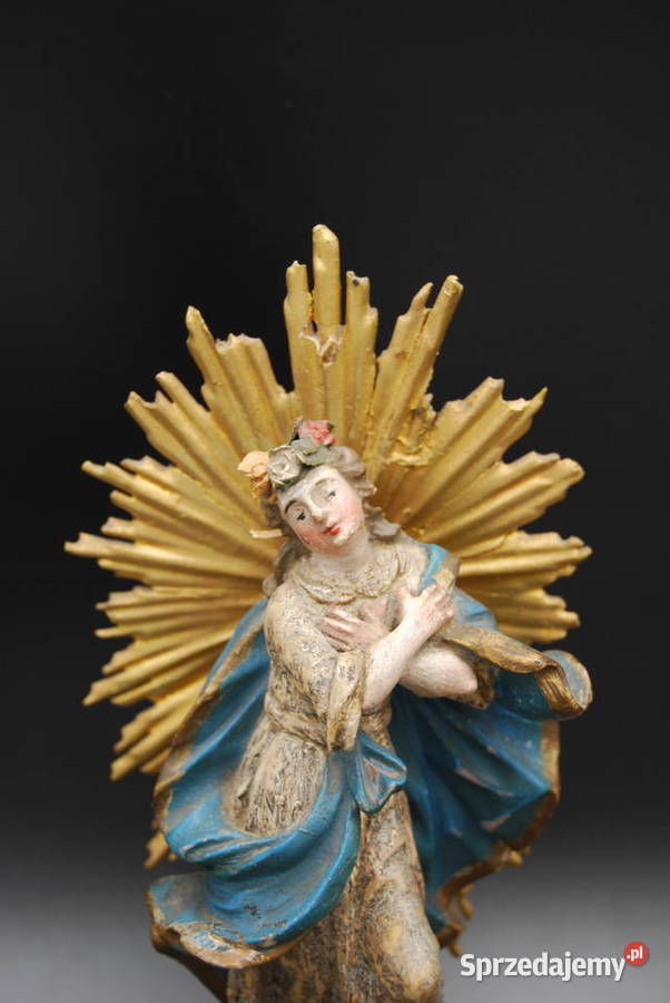 Madonna Immaculata rzeźba drewno Bawaria XVIII w