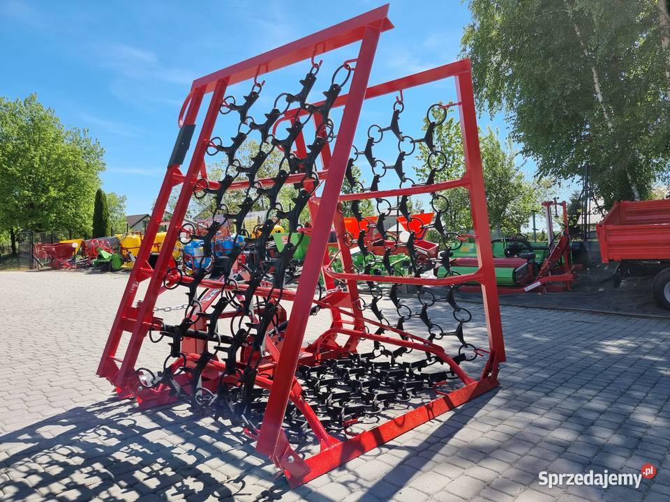 Włóka ŁĄKOWA polowa brona hydrauliczna 3m 4m 5m nieuszkodzony Nowy Sącz