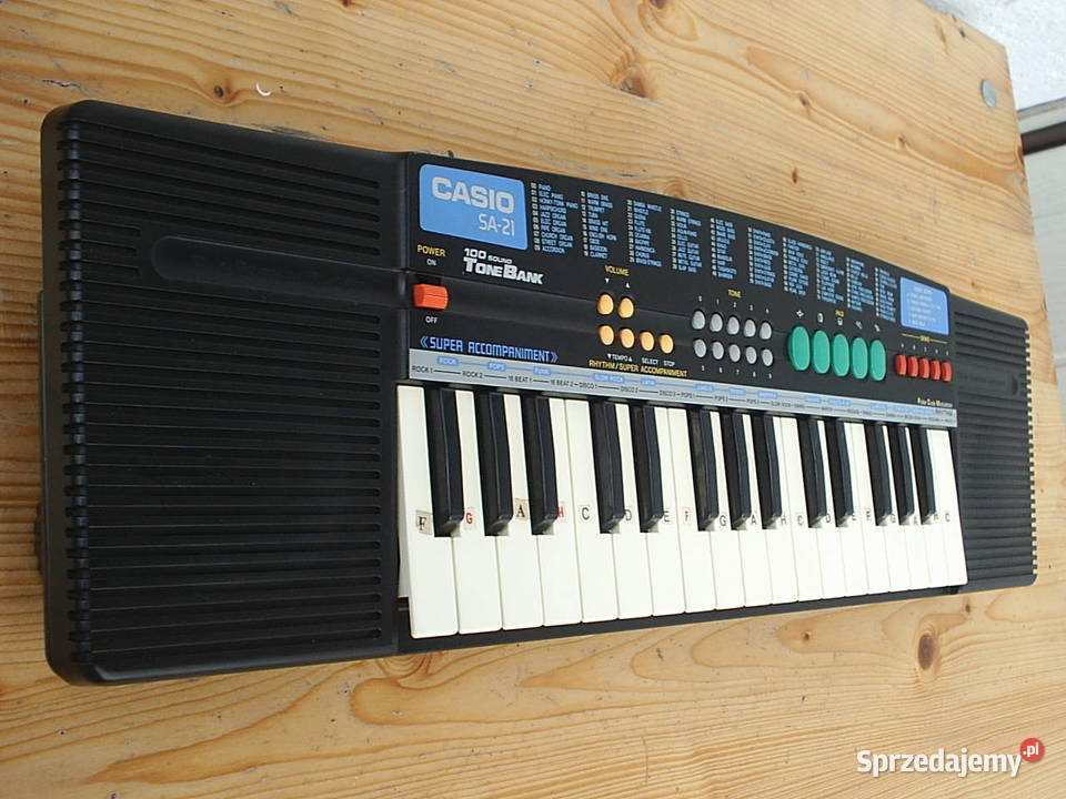 Keyboard dzieci Casio SA21 Instrumenty klawiszowe i MIDI