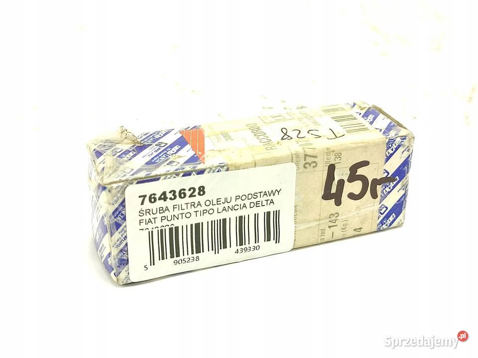 ŚRUBA FILTRA OLEJU PODSTAWY FIAT ALFA ROMEO Paliwa lubelskie