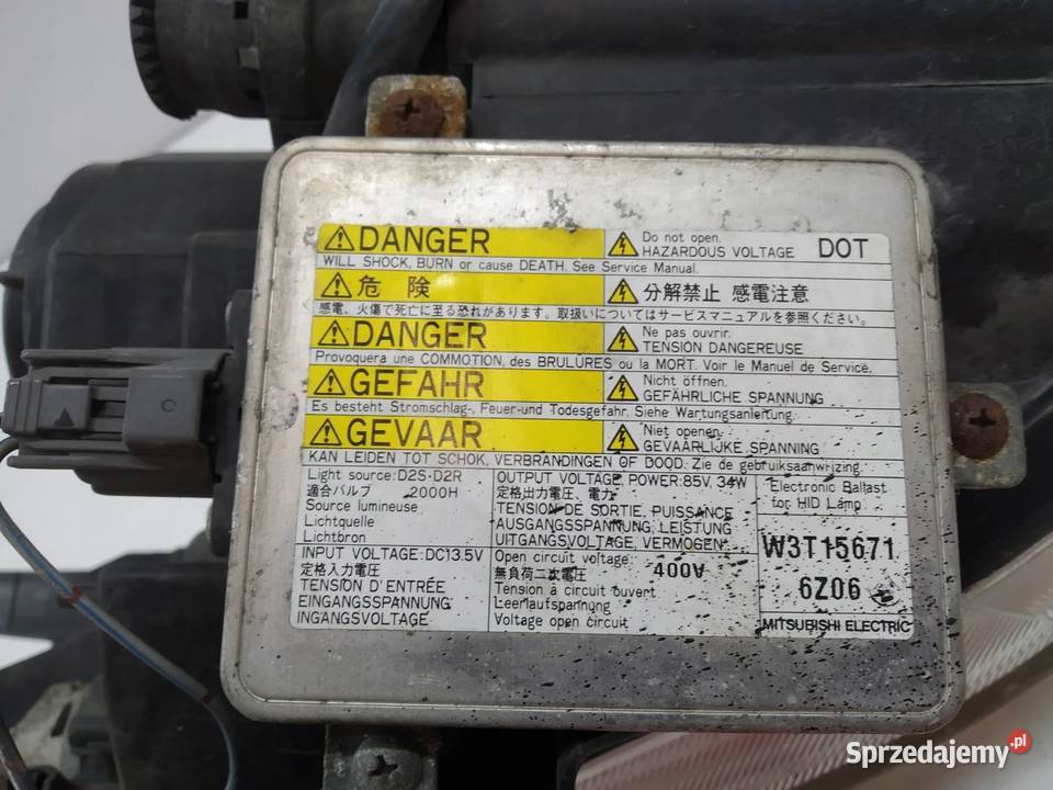 LAMPA PRZÓD LEWA XENON EU Mazda 5 I 20052010 świętokrzyskie