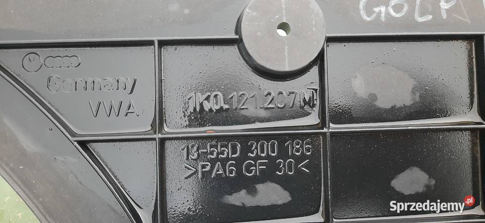 OBUDOWA WENTYLATORA VW Golf VW Touran 1k0 121 dolnośląskie Siechnice