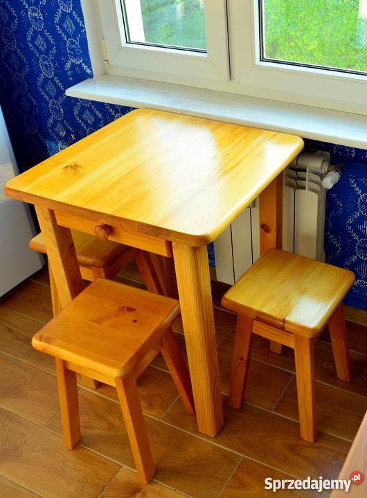 MASYWNY stół drewniany sosnowy PRODUKT NOWY NA Sosnowiec
