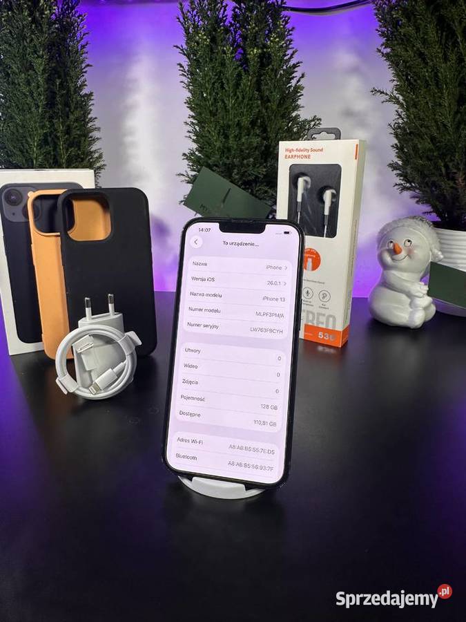 Apple iPhone 13 128GB Bateria 87 Stan Idealny Warszawa sprzedam