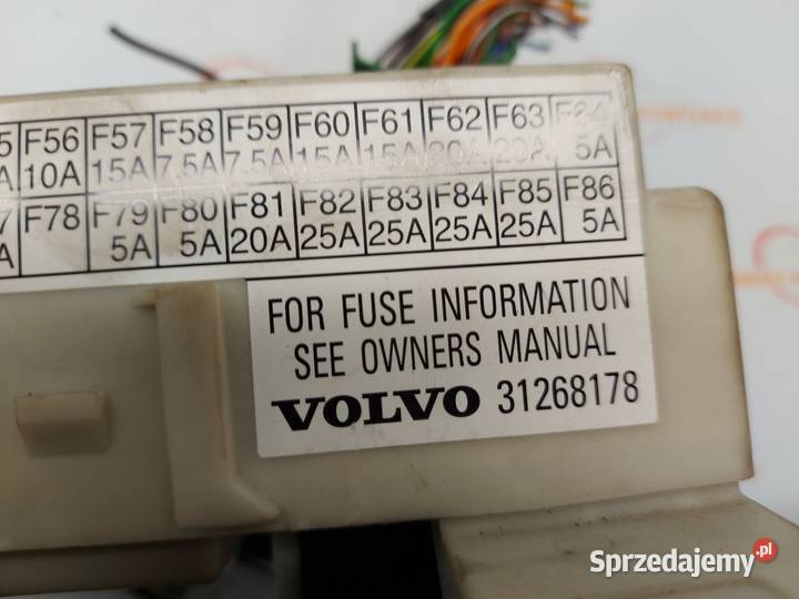 VOLVO C30 18 10r moduł BSI 31268178 Skrzynki bezpieczników świętokrzyskie Kielce sprzedam