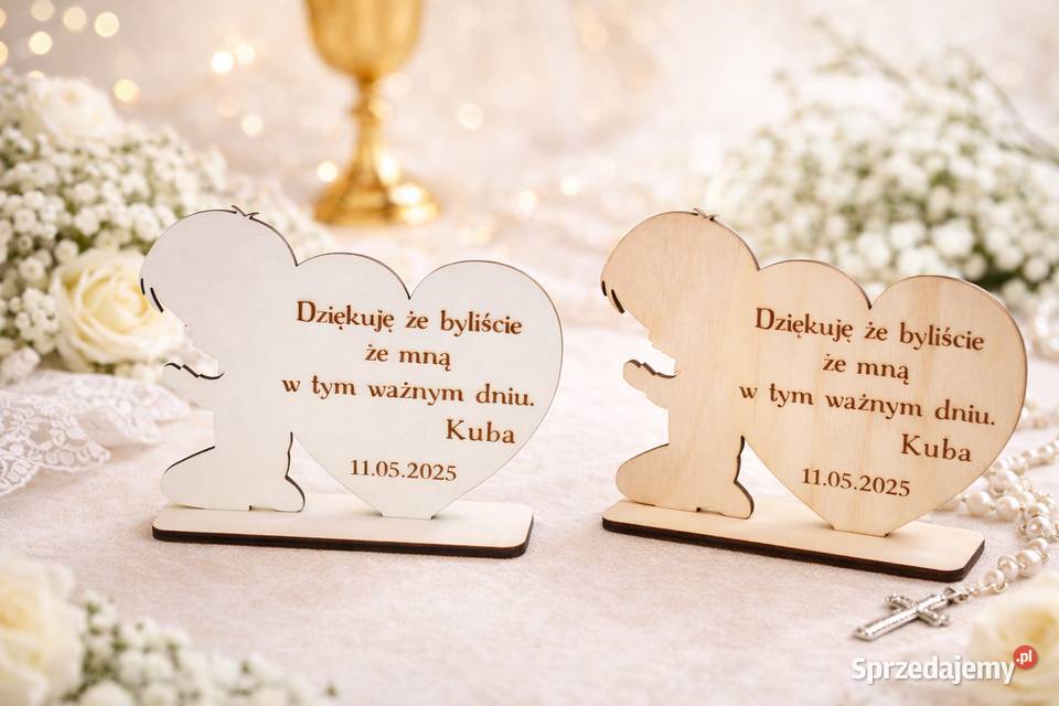 Podziękowanie Komunia Święta Aniołek Chrzest lubuskie Gorzów Wielkopolski