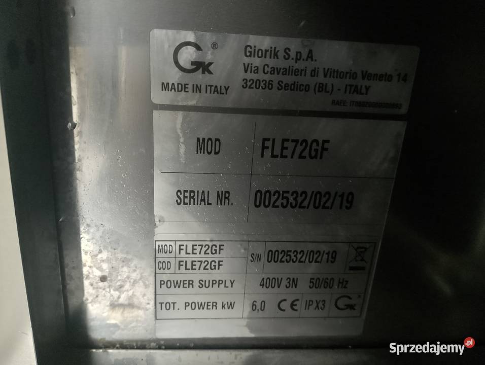 PŁYTA GRILLOWA JEZDNA GIORIK FLE72GF Wrocław