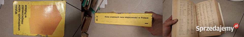 Wykaz urzędowych nazw miejscowości w Polsce AJ I Antykwariat Łęczyca sprzedam