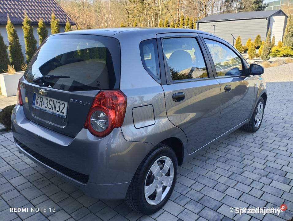 Chevrolet AVEO 12B 89 przebiegu salon polska nieuszkodzony Dębica