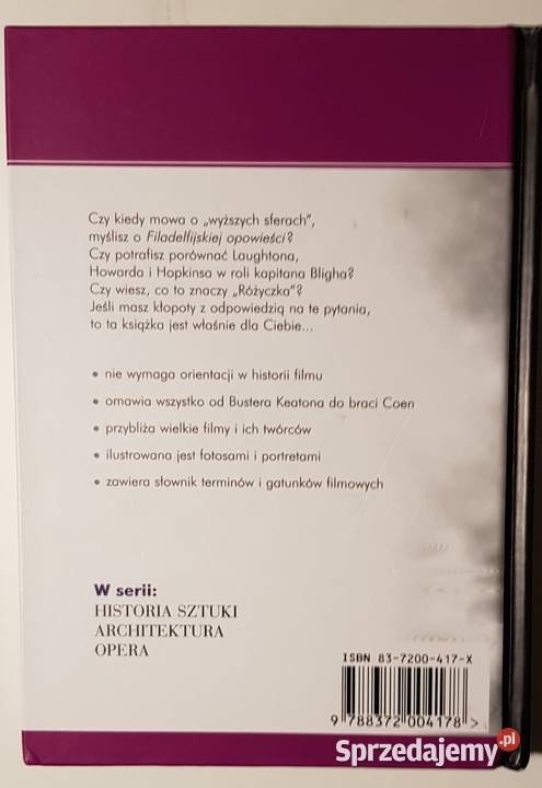 Kino z cyklu Historia sztuki wyd Muza sa wyd I sprzedam