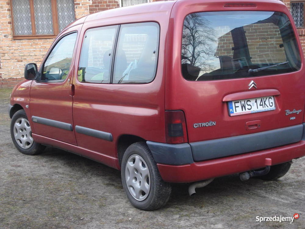 Citroen Berlingo 2000r 2000HDI Rok produkcji 2000 lubuskie Sława