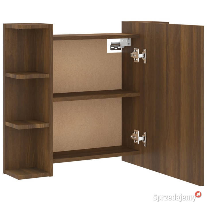 Szafka z lustrem i LED brązowy dąb 70x165x60 Warszawa sprzedam