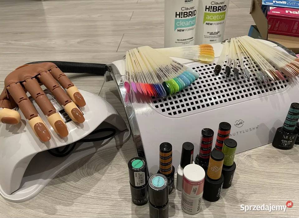 Zestaw do manicure hybrydowego żelowego Szczerbice