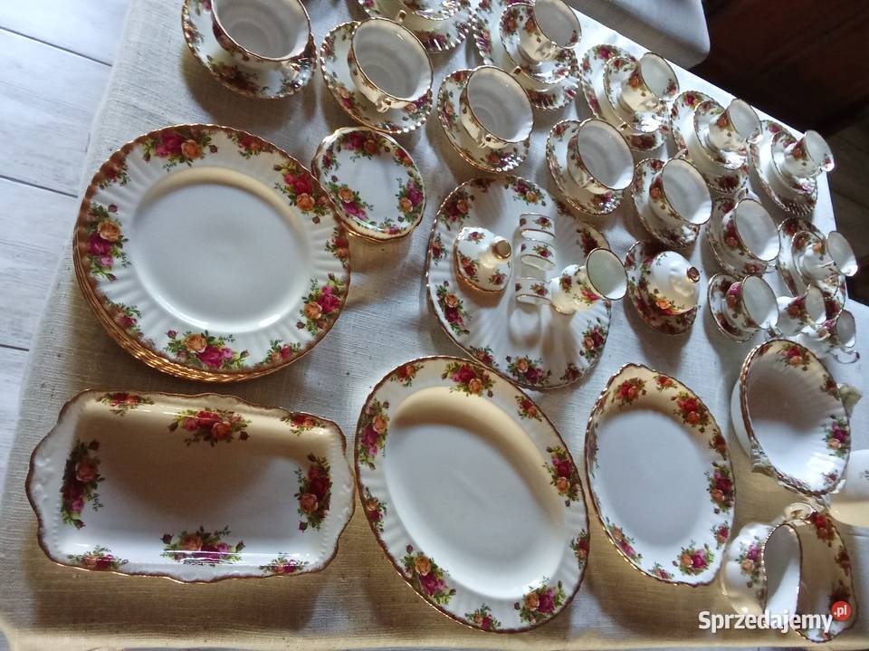 Serwis kawowoobiadowy Royal Albert England zachodniopomorskie Prusim