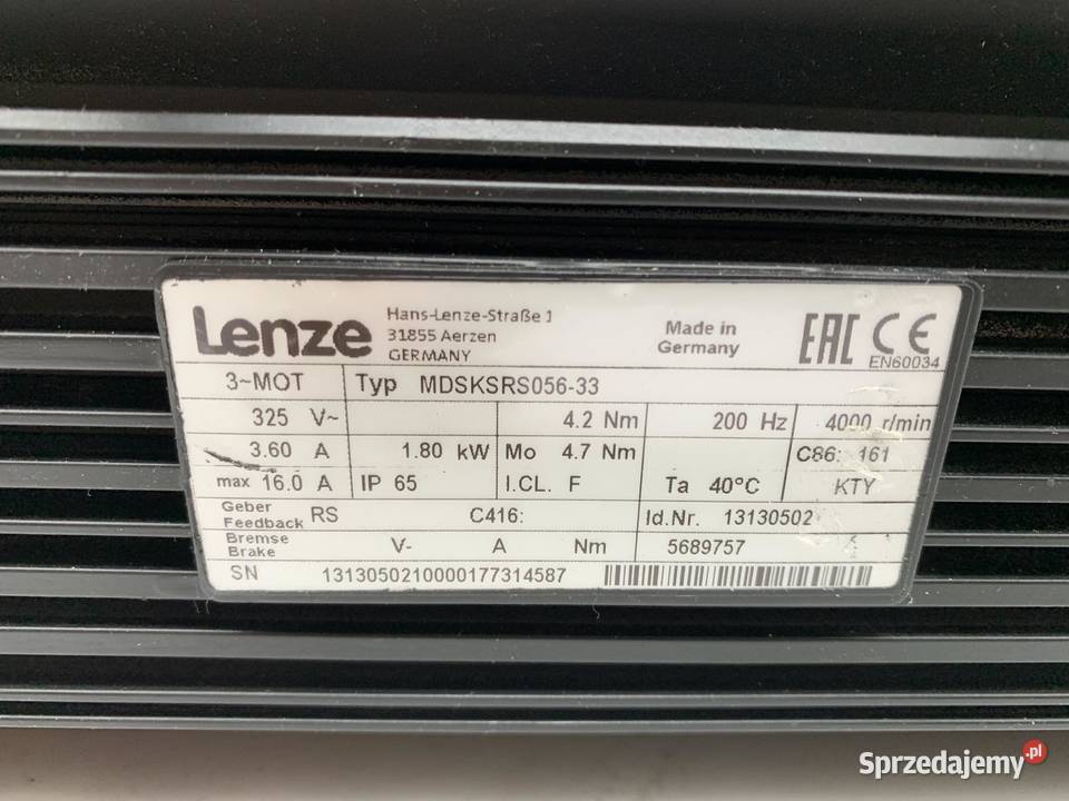 Lenze MDSKSRS05633 Servomotor