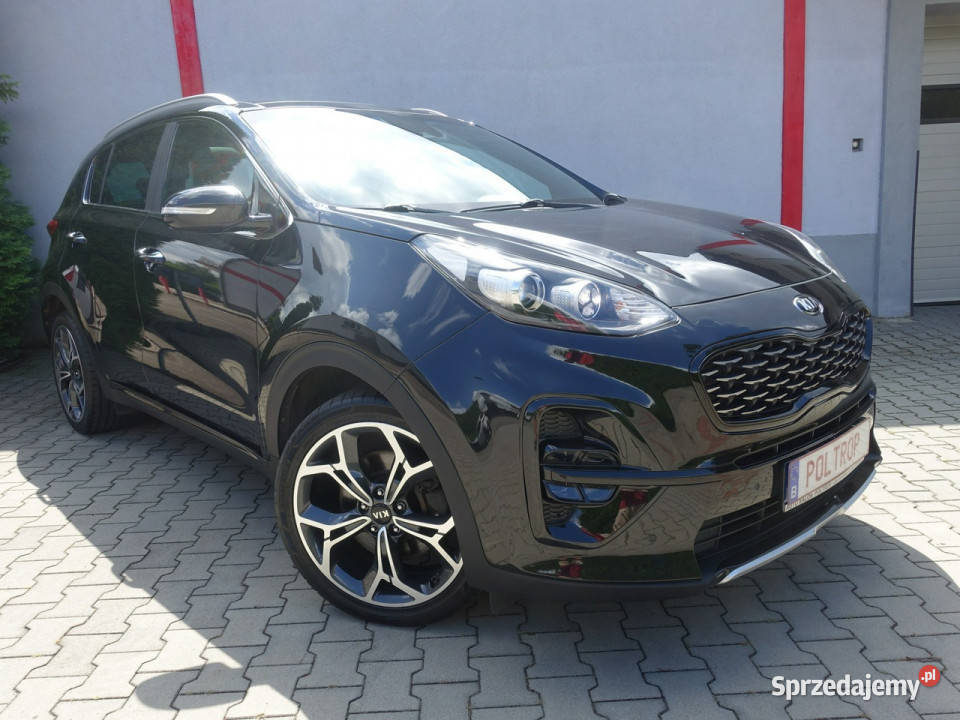Kia Sportage 16TGDI Navi Skóra Panorama Czarny Rok produkcji 2018 Częstochowa sprzedam