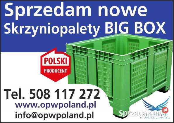 Skrzyniopalety Big Box nowe POLSKI PRODUCENT Grójec