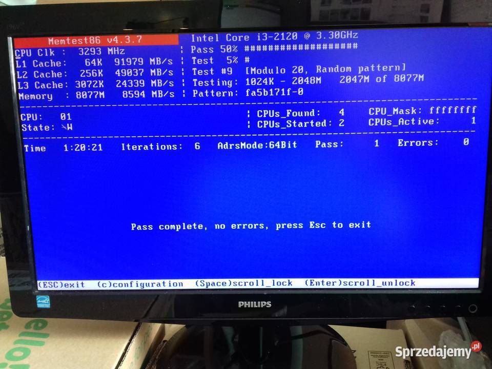 Samsung DDR3 8GB PC3 12800U 1600Mhz CL11 Sprawna Bydgoszcz