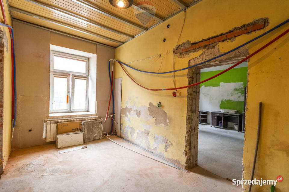 2 pokoje parter centrum Brzezin parking piwnica Brzeziny