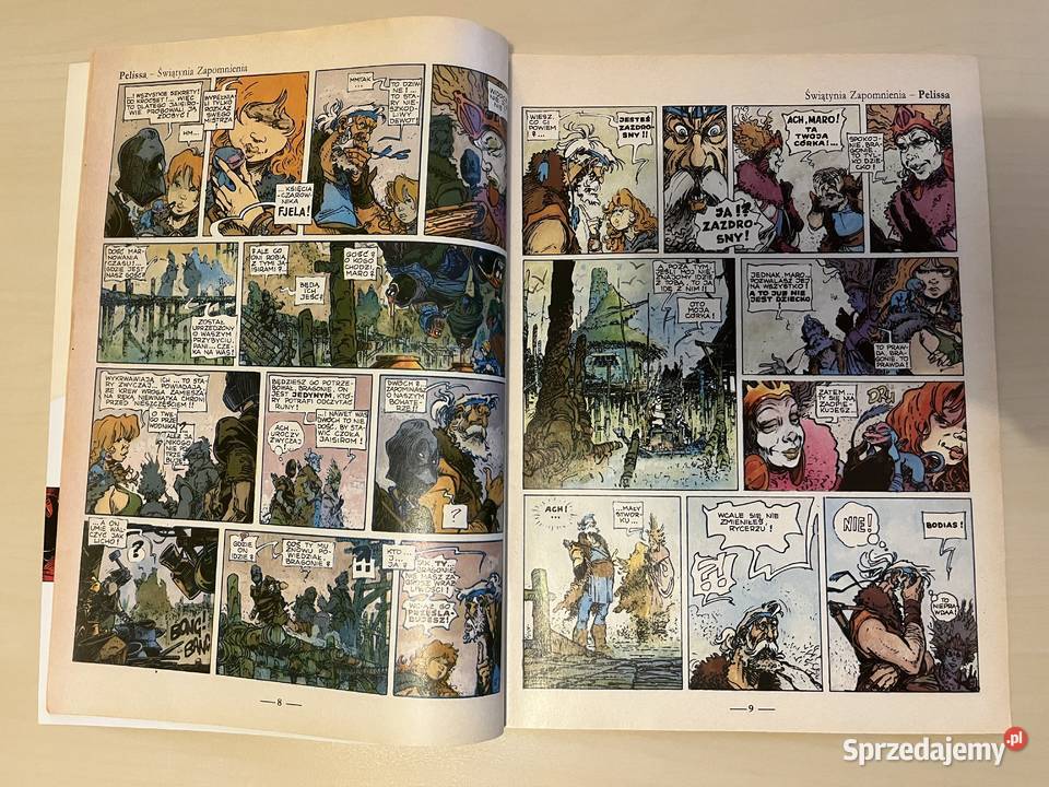 Świątynia Zapomnienia Pelissa 1991 komiks Rok wydania 1991 Sierosław sprzedam