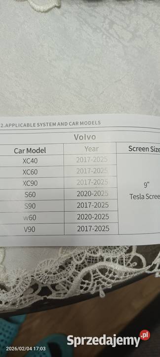 Moduł CarPlay do Volvo Kamery samochodowe sprzedam