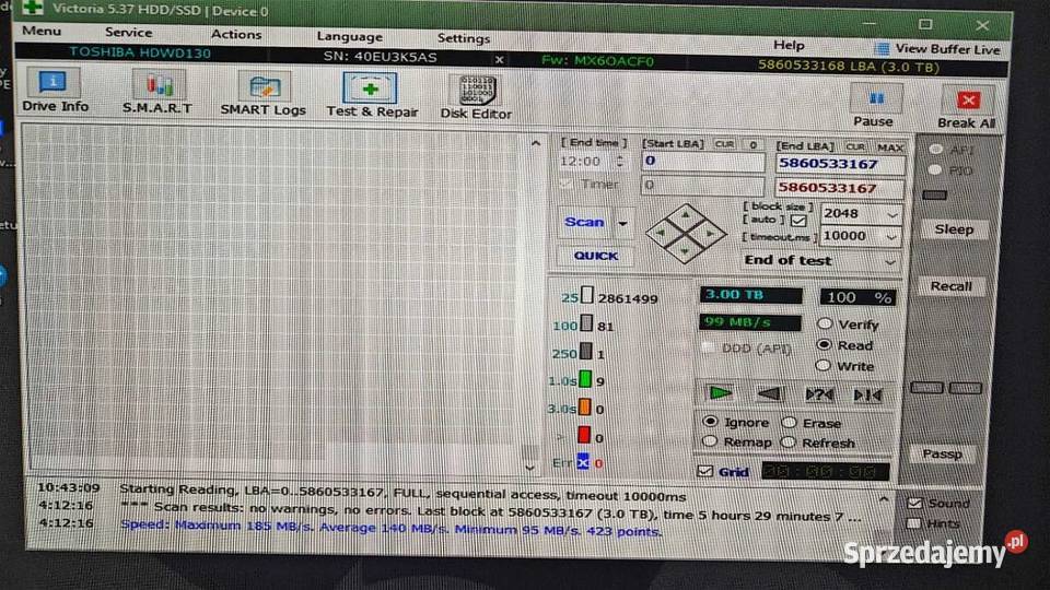 Dysk Toshiba P300 3TB mazowieckie Siedlce