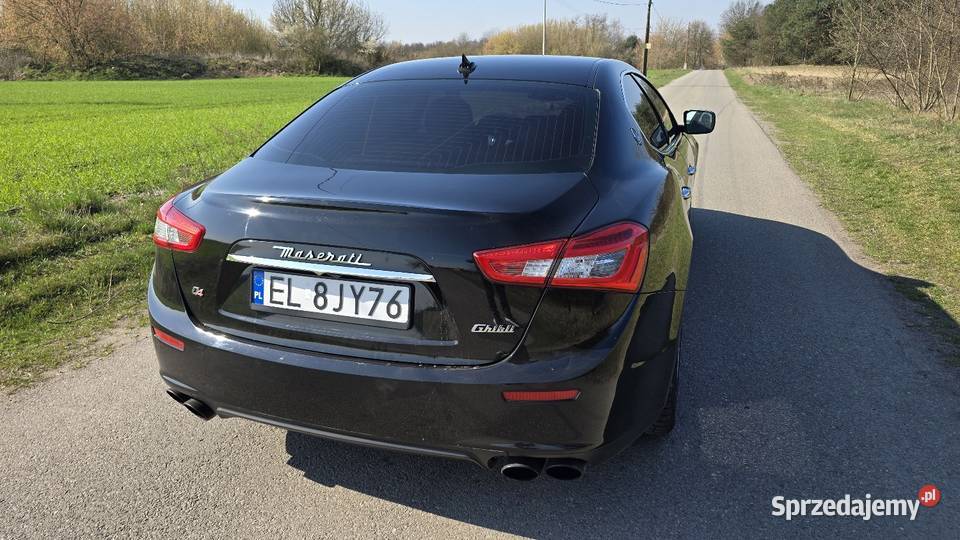 MASERATI GHIBLI S 4X4 30 V6 410 KONI Rok produkcji 2015 śląskie Gliwice