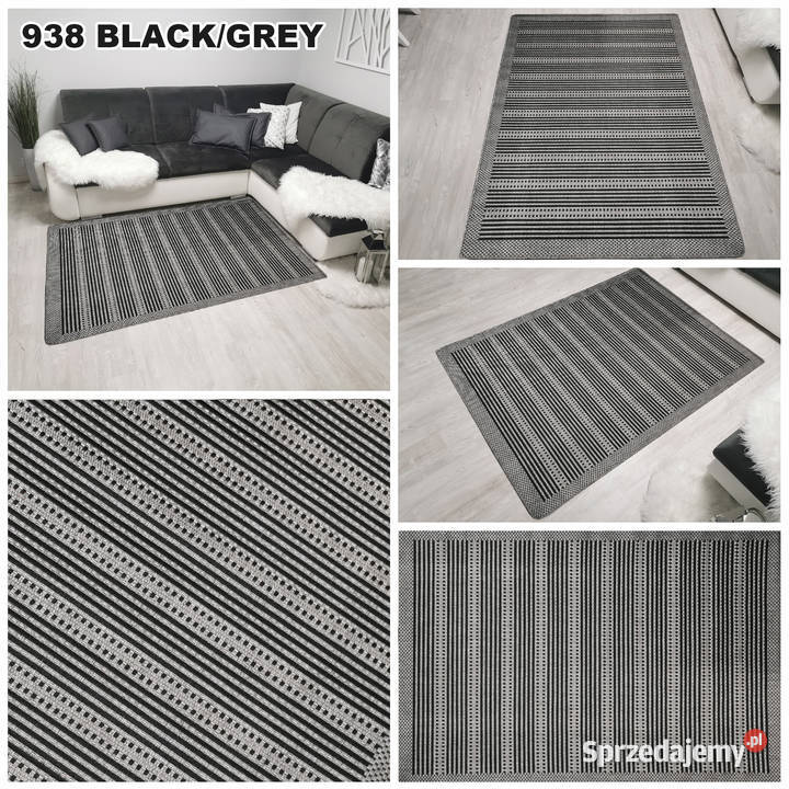 DYWAN SZNURKOWY SIZAL 120X170 938 BLACKGREY Warszawa