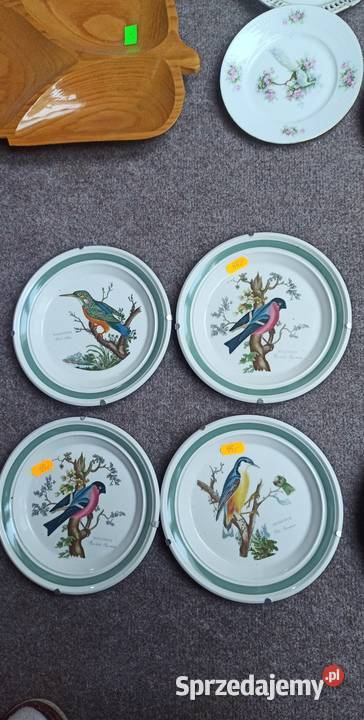 Talerzyk Ptaki Brytanii Portmeiron Made in Gdańsk