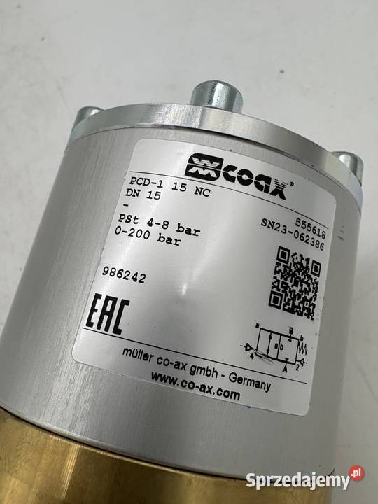 Coax PCD1 15 NC Cartridge Valve Warszawa sprzedam