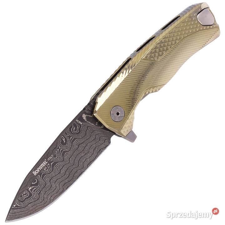 Nóż składany LionSteel Gold Titanium Chad Warszawa sprzedam