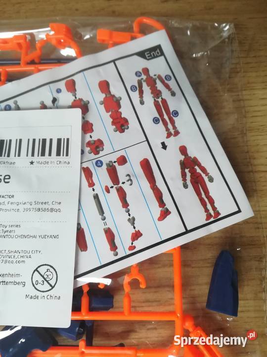 Zabawka Rycerz czarny nowy model do składania Edukacyjne Głogów