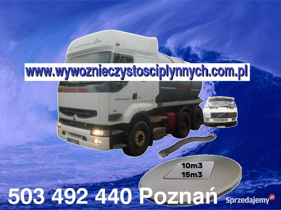 Wywóz nieczystosci płynnych wywóz szamba Poznań