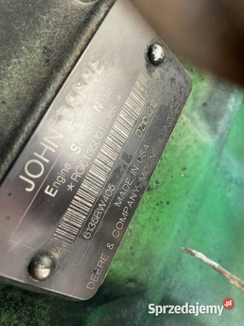 John deere RG6135RW405 DZ104212 Pozostałe Jastrzębniki