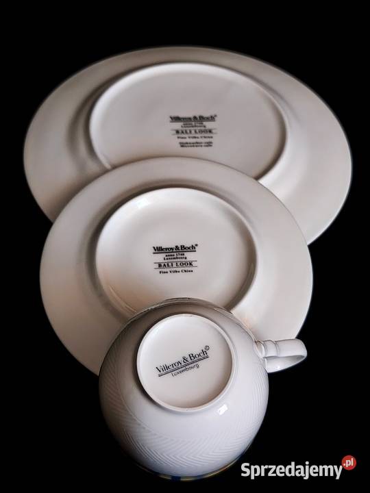 Zestaw kawowy trio Villeroy Boch Bali Look Chełm