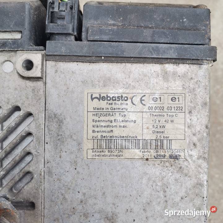 Webasto thermo top c 12v 42w diesel osobowe Gubin