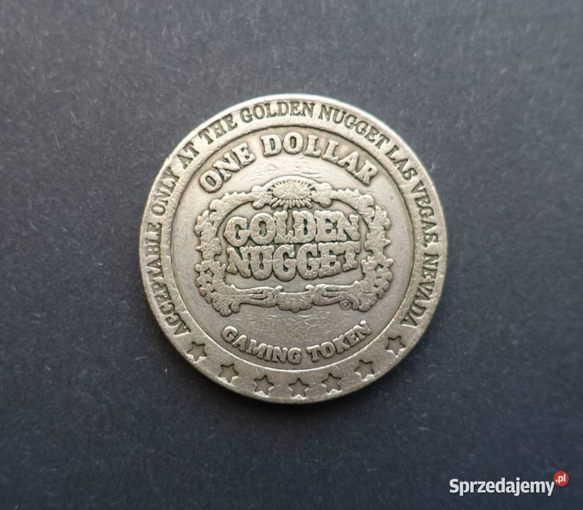 1 Dollar Golden Nugget Casino Las Vegas Nevada Kętrzyn sprzedam